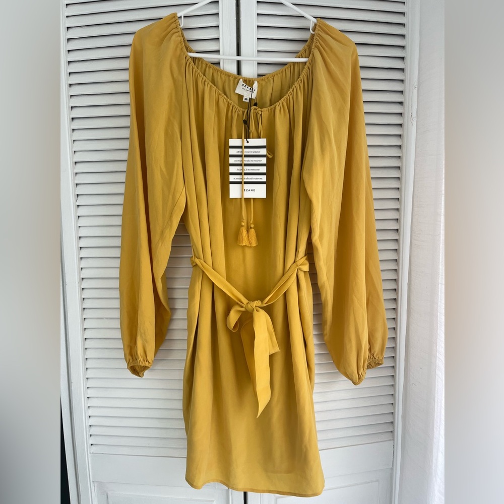NWT Sezane Gisele in Sunset Yellow